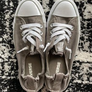Gray Slip on Converse